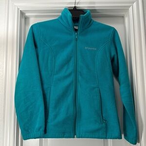 Women’s Teal Medium Columbia Fleece Jacket